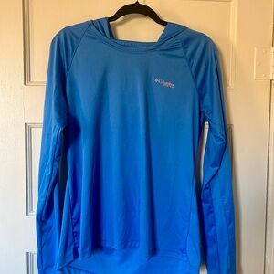 Columbia Women's Vibrant Blue Long Sleeve Sunshirt
